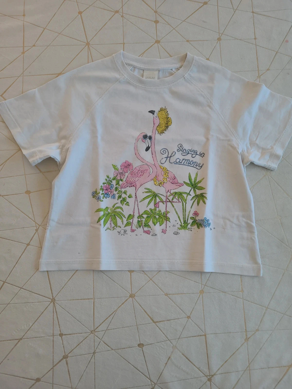 Tee-shirt flamands roses